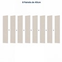 Ver imagem 5 de Painel Liso para TV até 86 Polegadas Planejado 320x250cm Aruá CabeCasa MadeiraOriginals Off White
