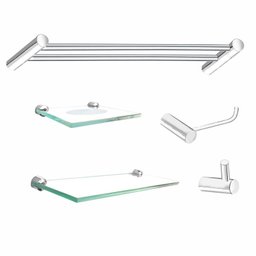 Acessórios de banheiro 1 Kit Luxo Plus 5 peças - 3