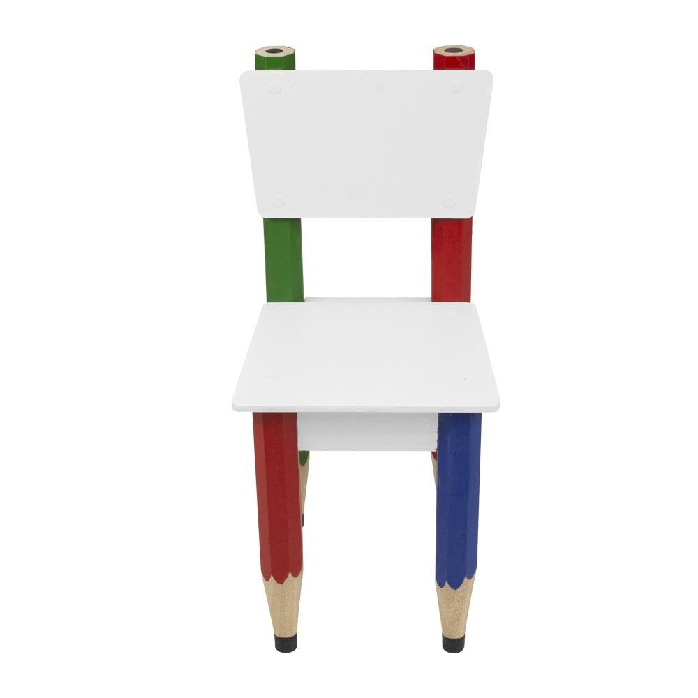 Conjunto Mesa Redonda 4 Cadeiras Infantil Recreação:colorido - 5