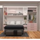 Ver imagem 2 de Guarda Roupa Dormitório Modulado Alpes Casal 1,58 m Queen - Roupeiro Luciane M02:Rosa