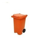 Ver imagem 4 de Lixeira Contentor Plastico Tipo Gari 240 Litros Cor:preto