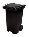 Ver imagem 5 de Lixeira Contentor Plastico Tipo Gari 240 Litros Cor:preto