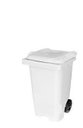 Ver imagem 1 de Lixeira Contentor Plastico Tipo Gari 240 Litros Cor:preto