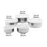 Conjunto De Potes Inox Com Tampa Plástica 5 Peças - 3