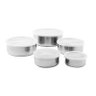 Conjunto De Potes Inox Com Tampa Plástica 5 Peças - 1