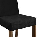 Ver imagem 5 de Conjunto Sala de Jantar Mesa Tampo de Vidro 6 Cadeiras Madesa Rustic-preto-oxford