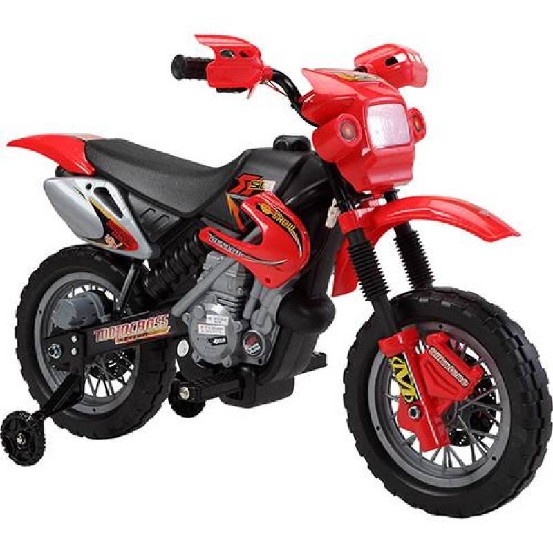 Mini Moto Elétrica Infantil Vermelha BW006VM