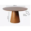 Ver imagem 2 de Mesa de Jantar Istambul Tampo Laminado 0,90