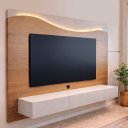 Ver imagem 1 de Painel Orgânico para TV até 75 Polegadas com LED MDF 200CMX168CM Orgânico Lumiere