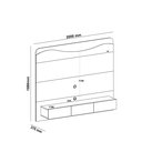 Ver imagem 4 de Painel Orgânico para TV até 75 Polegadas com LED MDF 200CMX168CM Orgânico Lumiere