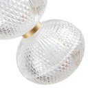 Ver imagem 2 de Lustre Pendente Nordecor Luse 2795 Ouro Champagne Led Bivolt Ouro Champagne 2795