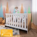 Ver imagem 7 de Berço Mini Cama 3 em 1 La003 Nogal Manchester Branco Comm