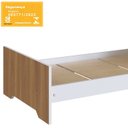 Ver imagem 6 de Berço Mini Cama 3 em 1 La003 Nogal Manchester Branco Comm