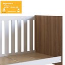 Ver imagem 4 de Berço Mini Cama 3 em 1 La003 Nogal Manchester Branco Comm