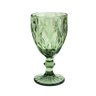 6 Taças para Água Lyor Diamond de Vidro Verde 325ml - 3