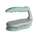 Ver imagem 1 de Escova de Lavar Roupa Faxina Limpeza Com Pegador Verde Plasvale