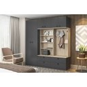 Ver imagem 1 de Guarda-Roupas Modulado 2 Gavetas c/suportes Linha FREE - BE Mobiliário Espresso