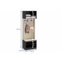 Ver imagem 4 de Guarda-Roupas Modulado 2 Gavetas c/suportes Linha FREE - BE Mobiliário Espresso