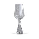 Ver imagem 2 de Conjunto 6 Taças Diamond de Vidro com Base de Cristal Transparente 595ml Bj0030 Btc