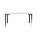 Ver imagem 3 de Mesa de Cozinha Madeira Donatella 6 Lugares com Vidro Retangular