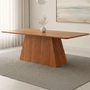 Ver imagem 2 de Mesa de Jantar 8 Lugares Tampo Mdf 210x100 Cm 21133 Cinamomo Molci