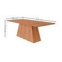 Ver imagem 3 de Mesa de Jantar 8 Lugares Tampo Mdf 210x100 Cm 21133 Cinamomo Molci