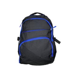 Mochila Escolar Masculina Feminina Trabalho Casual Luka Sport's 17146 Preto C/Detalhe Laranja - 1