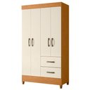 Ver imagem 2 de Guarda Roupa 4 Portas Roma Cinamomo Off White