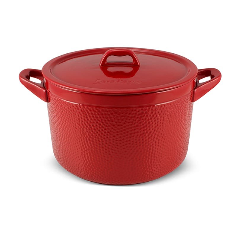 Caçarola Ceraflame Cerâmica Martelada 28cm 9500ml Pomodoro | MadeiraMadeira