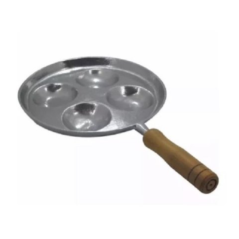 Frigideira de Ovo em Alumínio Batido Frita 4 Ovos de Uma Vez