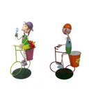 Ver imagem 1 de Kit 3 Casais de Bonecos Bicicleta Enfeitar Decorar Jardim