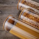 Ver imagem 3 de Kit 4 Potes Vidro Porta Mantimentos Herméticos Electrolux