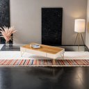Ver imagem 3 de Mesa de Centro Miami Orgânica 132x31 Cinamomo Off White - Edecasamoveis