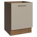 Ver imagem 1 de Balcão de Cozinha 60 cm 1 Porta (sem Tampo) Rustic/Crema Agata Madesa