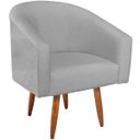 Ver imagem 5 de Poltrona Decorativa Jade Design Moderno Sala de Estar Quarto Escritório Confortável Luxo Pés Palito