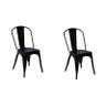 Kit 2 Cadeiras Tolix Iron - Design - Preta - 1