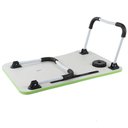 Ver imagem 4 de Mesa Notebook Completa Ventilador Luminaria Usb Suporte Cafe da Manha Home Office Dobravel Cama Sofa