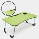 Ver imagem 3 de Mesa Notebook Completa Ventilador Luminaria Usb Suporte Cafe da Manha Home Office Dobravel Cama Sofa