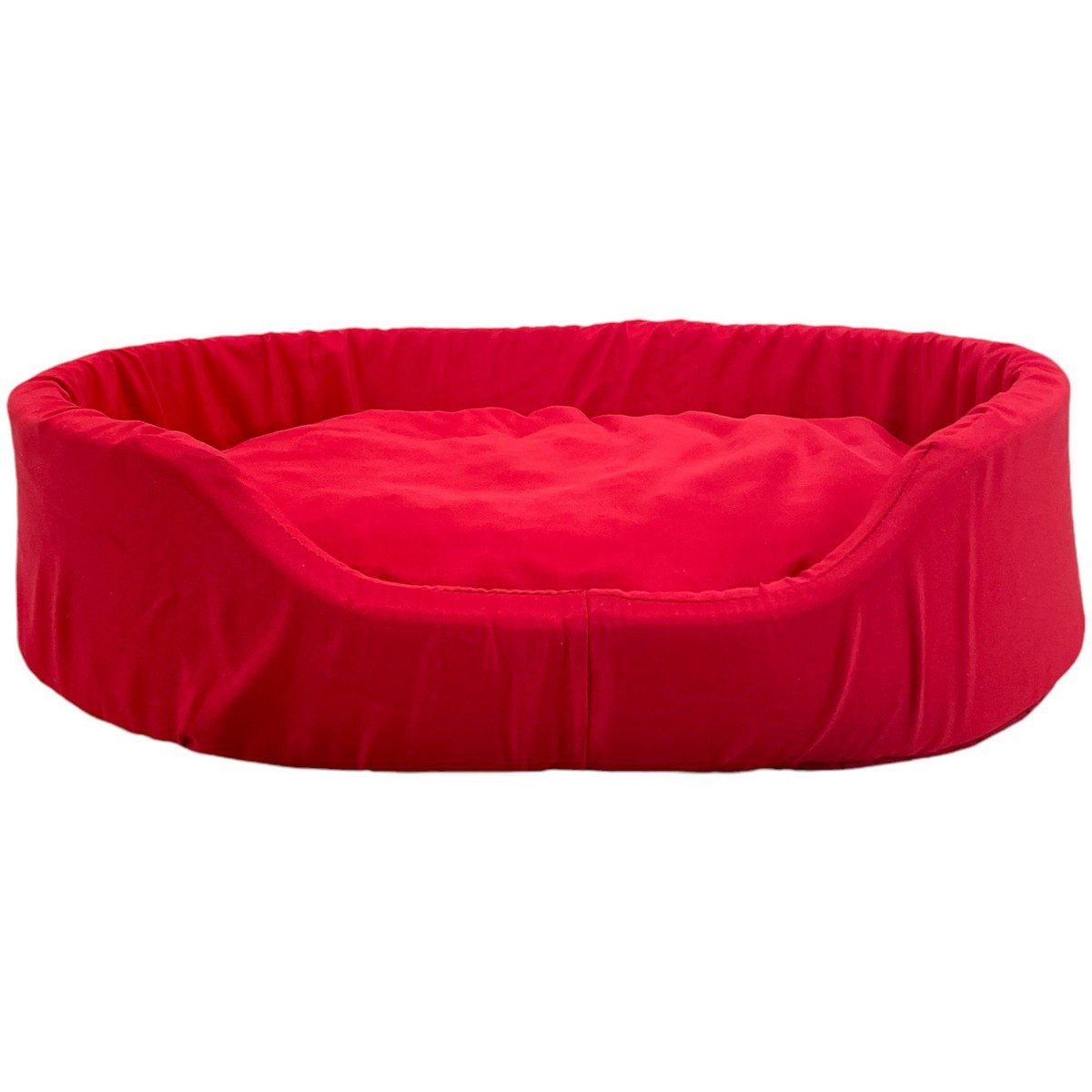 Cama Europa Fit Raça Médio para Cachorro Gato e Coelho Pet - Vermelho - 4