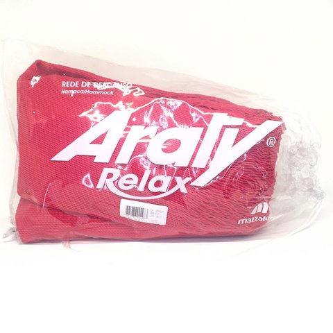 Rede de Descanso Araty Relax Vermelha Polipropileno