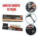 Ver imagem 2 de Jogo de Soquetes 4 a 13mm com Chave Catraca 12 Peças - New Tools
