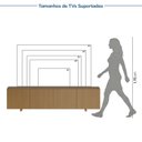 Ver imagem 4 de Rack para TV até 75 Polegadas 210x51cm Aruá CabeCasa MadeiraOriginals Marrom Jatobá