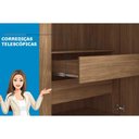 Ver imagem 5 de Guarda Roupa 8 Portas e 4 Gavetas Master New 8.4 Jatobá/grafite - Santos Andirá