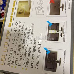 Suporte de Tv Articulado para Painel e Parede Led Lcd Plasma Oled 3d de 14" À 42" Polegadas 302w - 2
