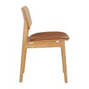 Ver imagem 2 de Kit 2 Cadeiras de Jantar Maciça Encosto Ratam