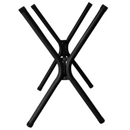 Pé de Mesa para Tampo Pedra Granito 1,20 Sala de Jantar Base de Mesa de Jantar Preto Ql - 4
