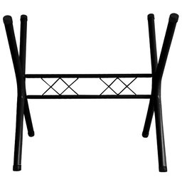 Pé de Mesa para Tampo Pedra Granito 1,20 Sala de Jantar Base de Mesa de Jantar Preto Ql - 3