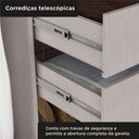 Ver imagem 7 de Guarda-Roupa 100% MDF 3 Portas de Correr 4 Gavetas com Espelho 193x213x55cm Branco