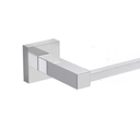 Ver imagem 2 de Porta Toalha de Banho Quadrada Luxo Metal Maciço Cromado