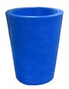 Ver mais imagens de Kit 4 Vaso Planta 50x40 Redondo Cônico Polietileno BGPLASTICOS AZUL ARARA 009
